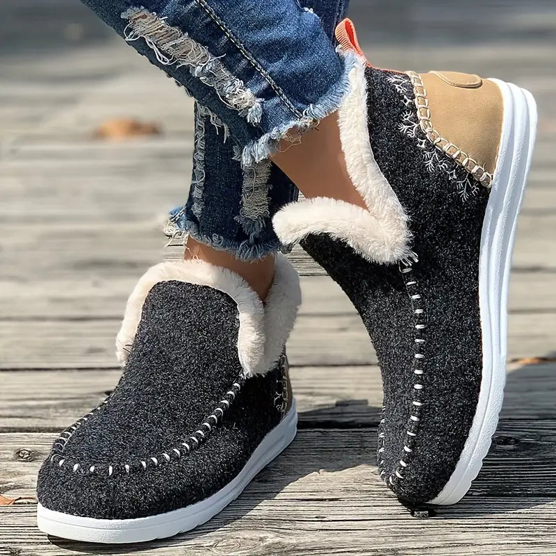 Otta Winter Plush Shoes Otta Winter Plush Shoes Blue Wolf Store 