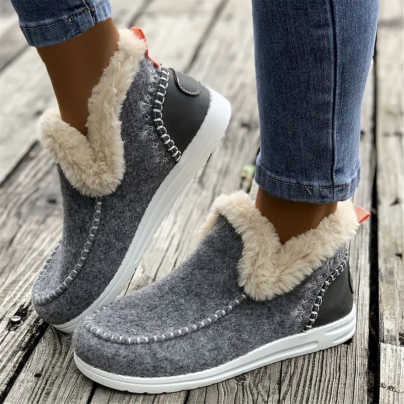 Otta Winter Plush Shoes Otta Winter Plush Shoes Blue Wolf Store 