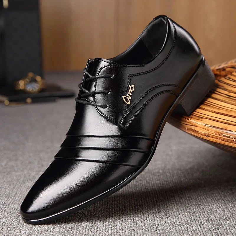 Oxford Shoes For Men Luxury Brand Formal Shoe Men Italian Fashion Mens Office Flats Leather Men'S Leather Wedding Shoes Size 48 Blue Wolf Store 