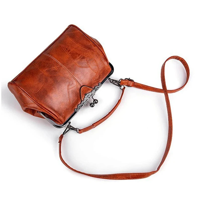 Paolla Vintage Leather Handbag Paolla Vintage Leather Handbag" Blue Wolf Store 