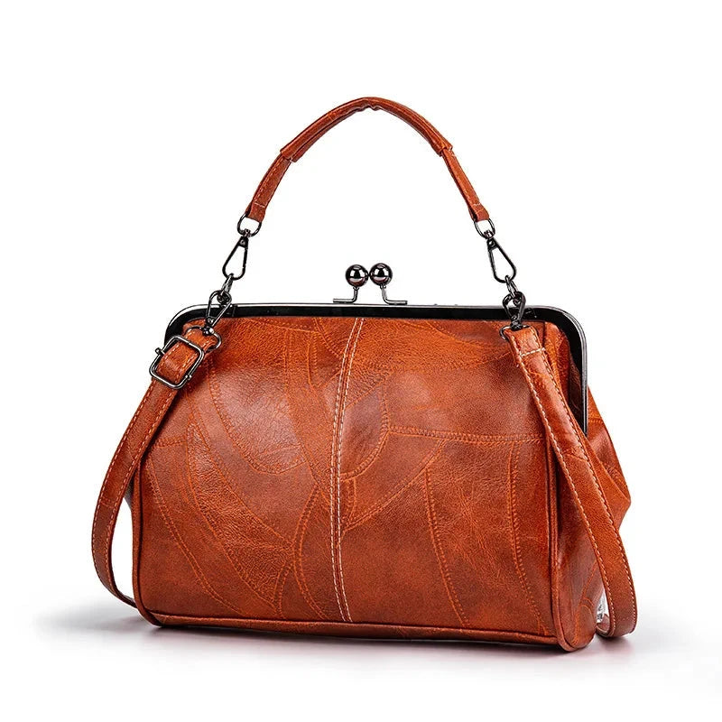 Paolla Vintage Leather Handbag Paolla Vintage Leather Handbag" Blue Wolf Store 