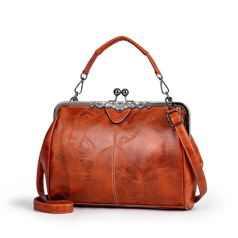 Paolla Vintage Leather Handbag Paolla Vintage Leather Handbag" Blue Wolf Store 