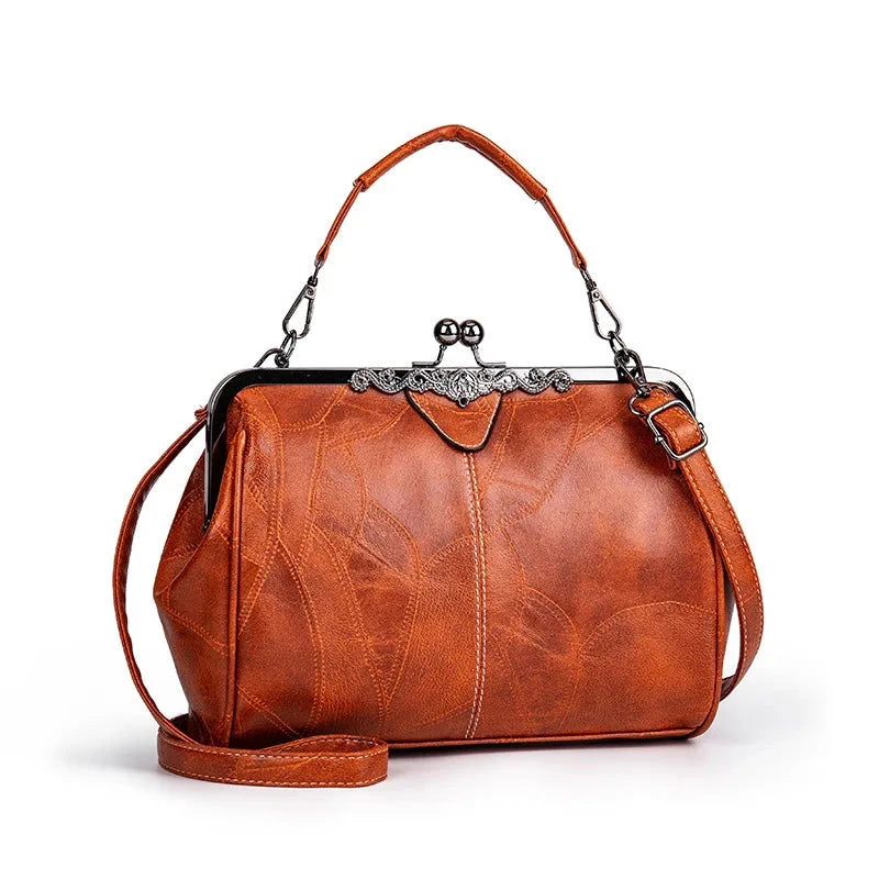 Paolla Vintage Leather Handbag Paolla Vintage Leather Handbag" Blue Wolf Store 