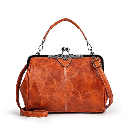 Paolla Vintage Leather Handbag Paolla Vintage Leather Handbag" Blue Wolf Store 