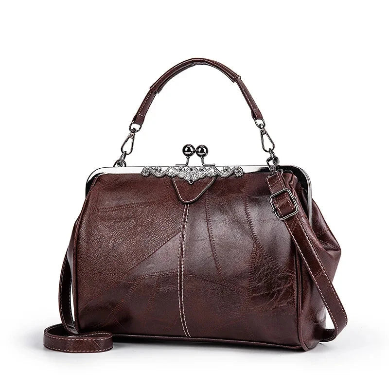 Paolla Vintage Leather Handbag Paolla Vintage Leather Handbag" Blue Wolf Store 