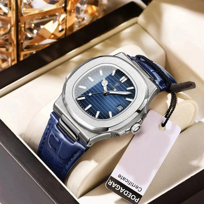 Patrizio – Classic Leather Strap Watch Patrizio – Classic Leather Strap Watch Blue Wolf Store 