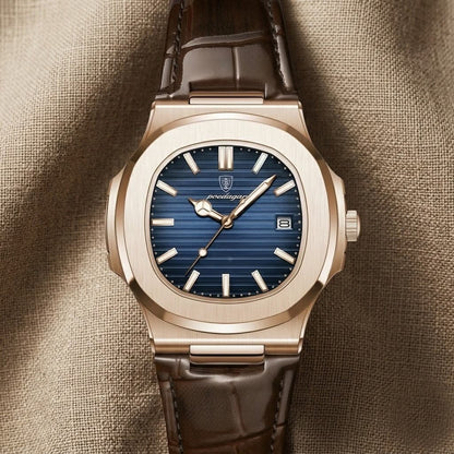 Patrizio – Classic Leather Strap Watch Patrizio – Classic Leather Strap Watch Blue Wolf Store 