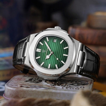 Patrizio – Classic Leather Strap Watch Patrizio – Classic Leather Strap Watch Blue Wolf Store 