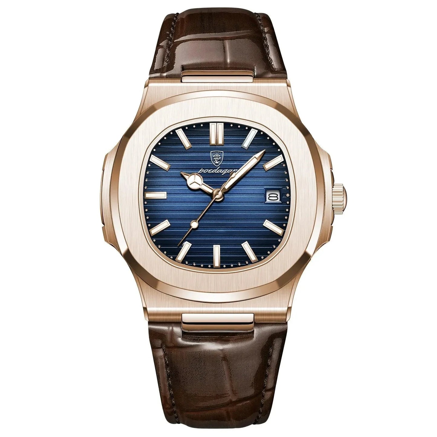 Patrizio – Classic Leather Strap Watch Patrizio – Classic Leather Strap Watch Blue Wolf Store 