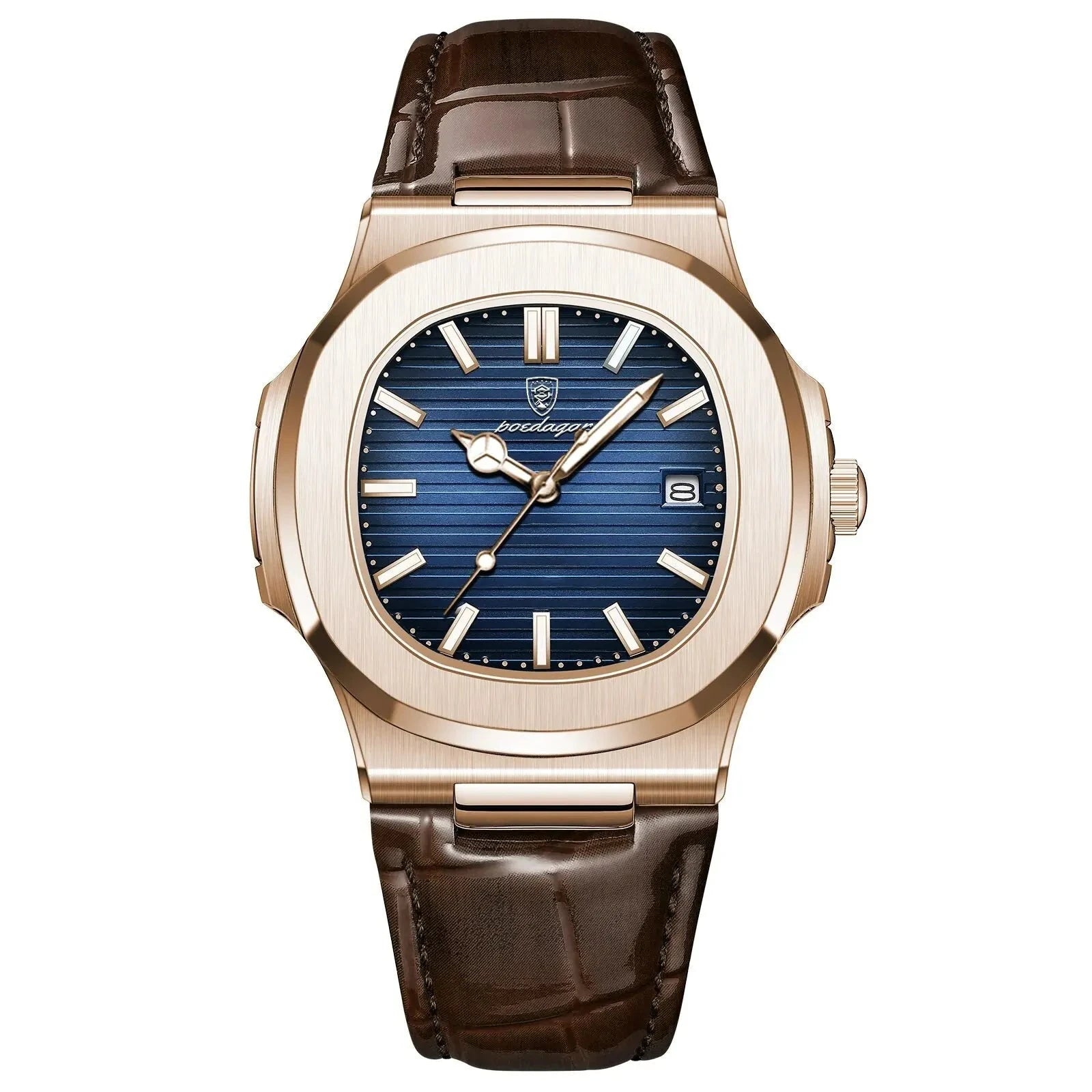 Patrizio – Classic Leather Strap Watch Patrizio – Classic Leather Strap Watch Blue Wolf Store 
