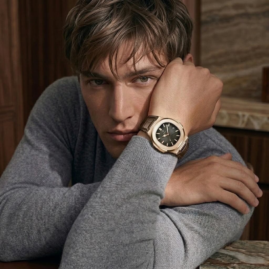 Patrizio – Classic Leather Strap Watch Patrizio – Classic Leather Strap Watch Blue Wolf Store 
