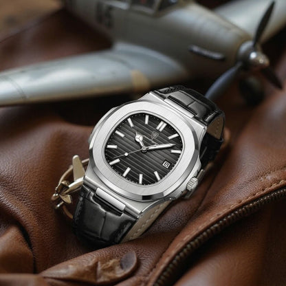 Patrizio – Classic Leather Strap Watch Patrizio – Classic Leather Strap Watch Blue Wolf Store 