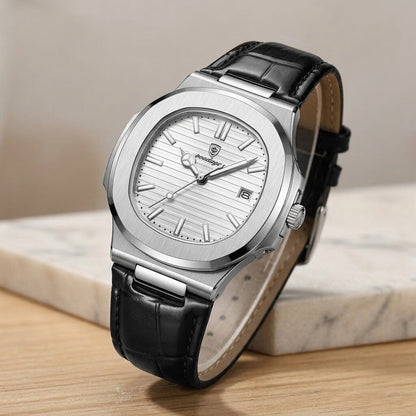 Patrizio – Classic Leather Strap Watch Patrizio – Classic Leather Strap Watch Blue Wolf Store 