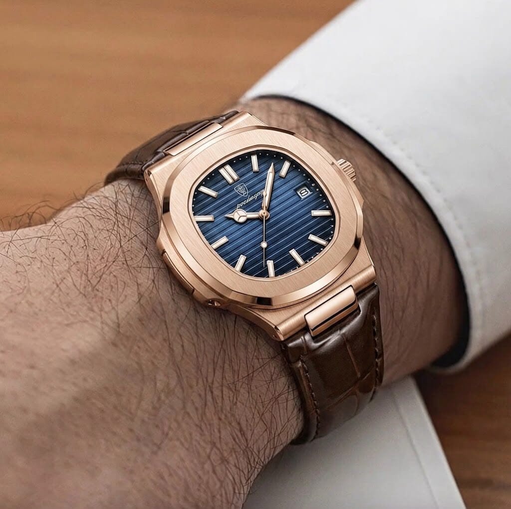 Patrizio – Classic Leather Strap Watch Patrizio – Classic Leather Strap Watch Blue Wolf Store 