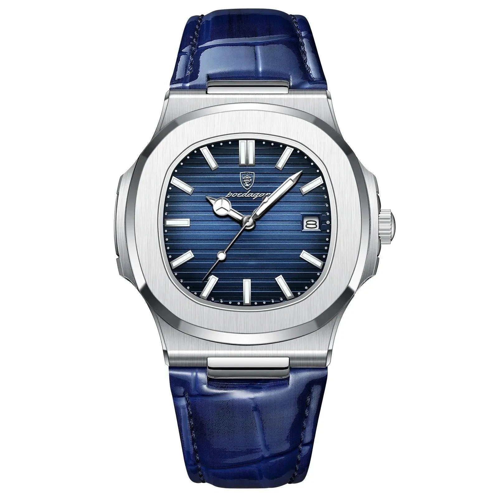 Patrizio – Classic Leather Strap Watch Patrizio – Classic Leather Strap Watch Blue Wolf Store 