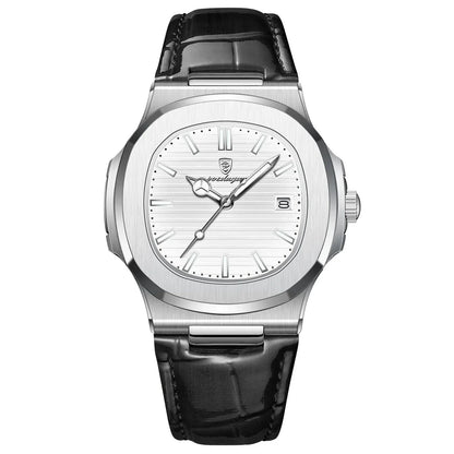 Patrizio – Classic Leather Strap Watch Patrizio – Classic Leather Strap Watch Blue Wolf Store 