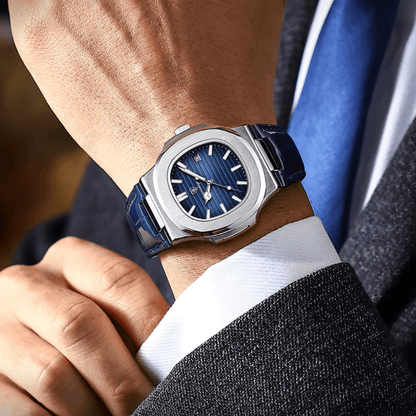 Patrizio – Signature Leather Watch Patrizio – Signature Leather Watch Blue Wolf Store 