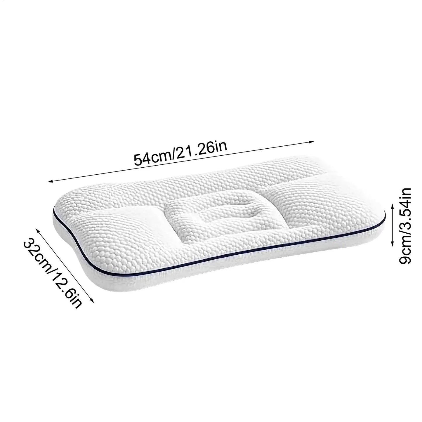 Pillows For Kids Shoulder Support Cervical Spine Correction Pillow For Boys Girls Homes Apartments Daycare Travel Road Trips Blue Wolf Store 