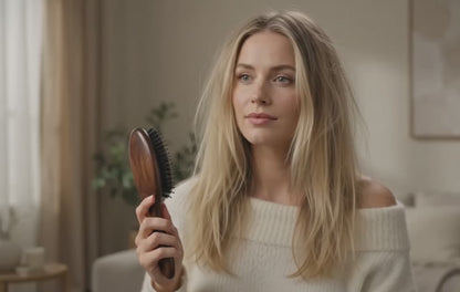 VelluTouch – Cushioned Detangling Brush for Wet & Dry Hair
