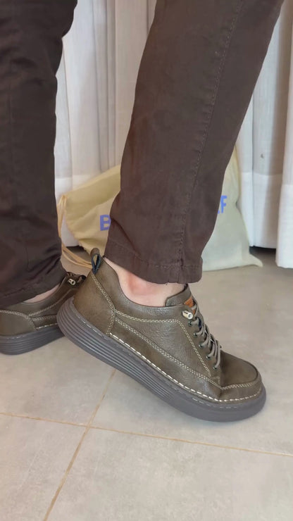 Zenon Casual Leather Sneakers