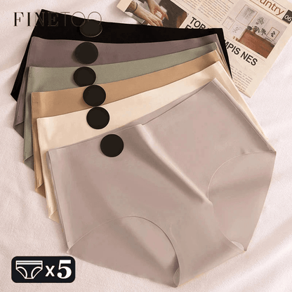 Purelle Soft – 5-Piece Ultra-Thin Silk Panty Set Purelle Soft – 5-Piece Ultra-Thin Silk Panty Set Blue Wolf Store 