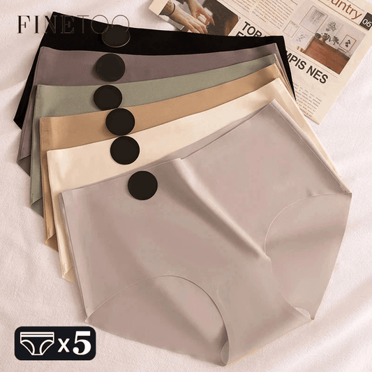 Purelle Soft – 5-Piece Ultra-Thin Silk Panty Set Purelle Soft – 5-Piece Ultra-Thin Silk Panty Set Blue Wolf Store 