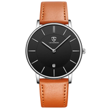Black /Light Brown Leather