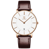 Brown White/Leather
