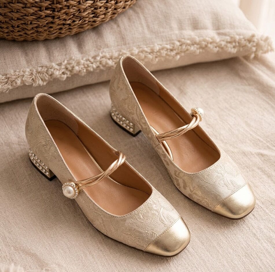 Roseline – Classic Elegant Mary Jane Roseline – Classic Elegant Mary Jane Blue Wolf Store 
