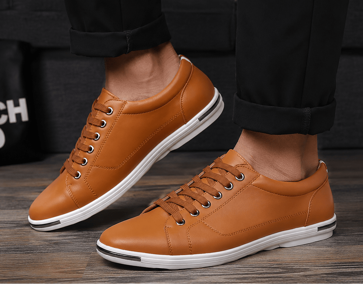 SANTORI LEATHER CASUAL SNEAKERS SANTORI CASUAL SNEAKERS 