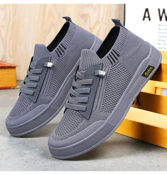 Shoes Men's Summer 2024 New Korean Edition Men's Shoes Solid Color Casual Canvas Shoes Breathable Single Blue Wolf Store 
