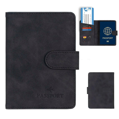 SkyVault Passport Holder in Leather – Elegant & Functional SkyVault Passport Holder in Leather – Elegant & Functional Blue Wolf Store 