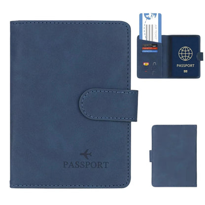 SkyVault Passport Holder in Leather – Elegant & Functional SkyVault Passport Holder in Leather – Elegant & Functional Blue Wolf Store 