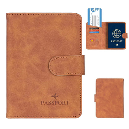 SkyVault Passport Holder in Leather – Elegant & Functional SkyVault Passport Holder in Leather – Elegant & Functional Blue Wolf Store 