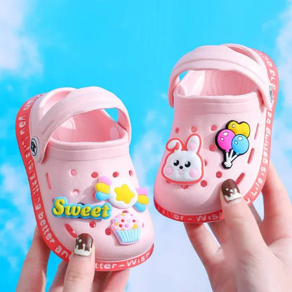 Soft Anti-Skid Children's Slippers Soft Anti-Skid Children's Slippers Blue Wolf Store Light Pink 2 3.5 US / 2.5 UK/AU / 18 EU 