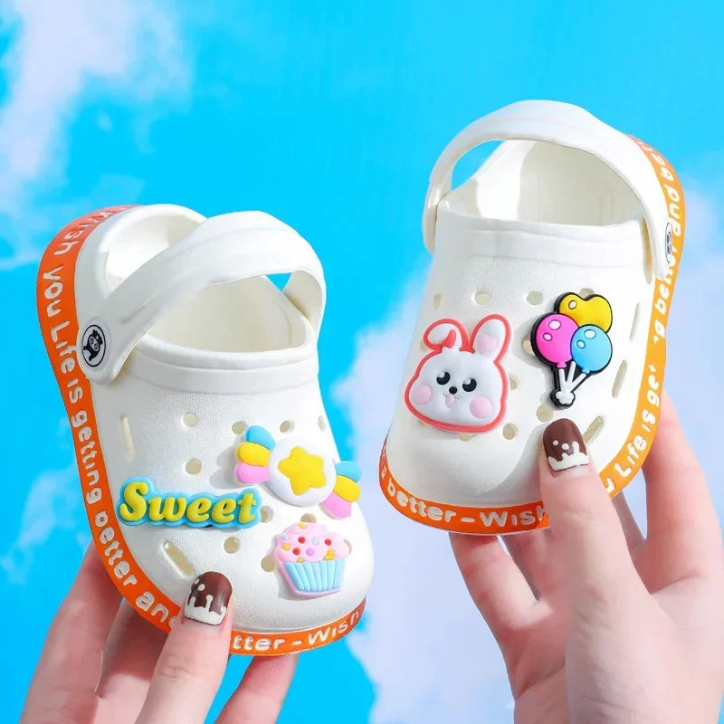 Soft Anti-Skid Children's Slippers Soft Anti-Skid Children's Slippers Blue Wolf Store White 3.5 US / 2.5 UK/AU / 18 EU 