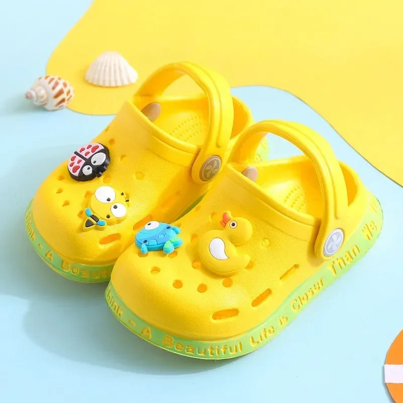 Soft Anti-Skid Children's Slippers Soft Anti-Skid Children's Slippers Blue Wolf Store Yellow 2 3.5 US / 2.5 UK/AU / 18 EU 