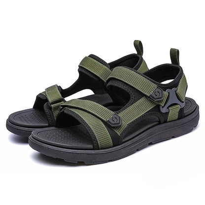 Summer Men Sandals Fashion Leisure Beach Holiday Sandals for Mens Lightweight Shoes New Outdoor Comfortable Casual Sandals Blue Wolf Store Green 45 