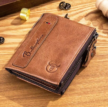 Taurick – Men’s Retro Leather Wallet Taurick – Men’s Retro Leather Wallet Blue Wolf Store 