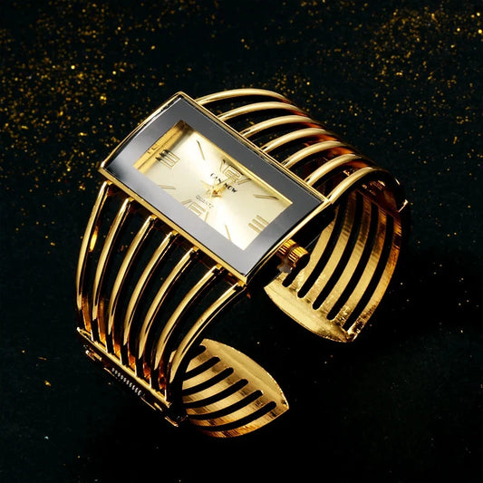 Top Brand Bracelet Watch Women Unique Ladies Watches Luxury Full Steel Wristwatches Women's Gifts Clock Relogio Feminino Blue Wolf Store 