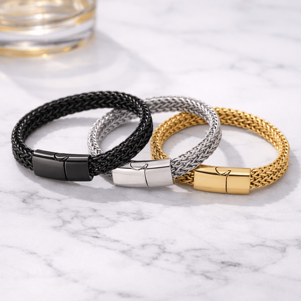 Torsion – Men’s Stainless Steel Bracelet Torsion – Men’s Stainless Steel Bracelet Blue Wolf Store 