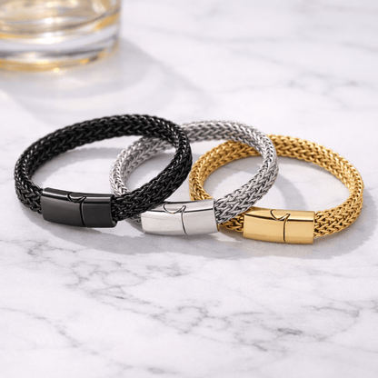 Torsion – Men’s Stainless Steel Bracelet Torsion – Men’s Stainless Steel Bracelet Blue Wolf Store 