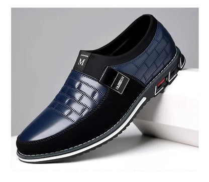 UrbanElegance Men's Casual Leather Sneakers & Loafers