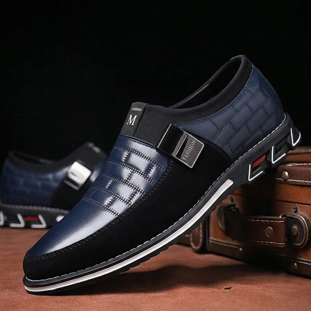 UrbanElegance Men's Casual Leather Sneakers & Loafers UrbanElegance Men's Casual Leather Sneakers & Loafers 
