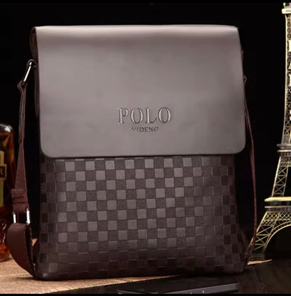 Varenne – Men’s Executive Leather Bag Blue Wolf Store 