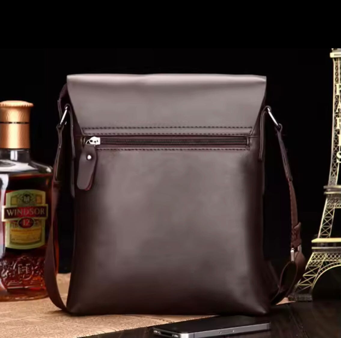 Varenne – Men’s Executive Leather Bag Blue Wolf Store 