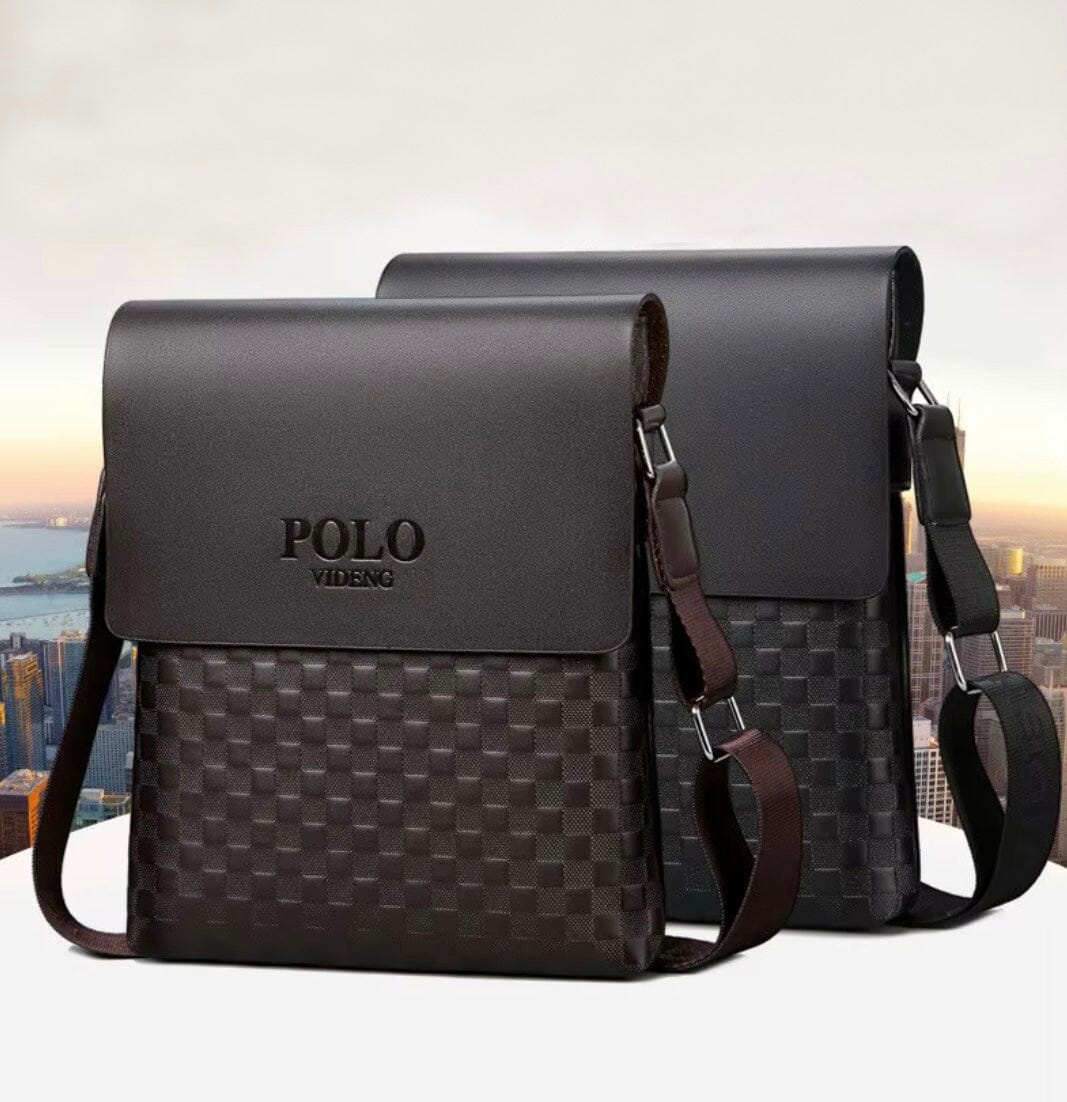 Varenne – Men’s Executive Leather Bag Blue Wolf Store 