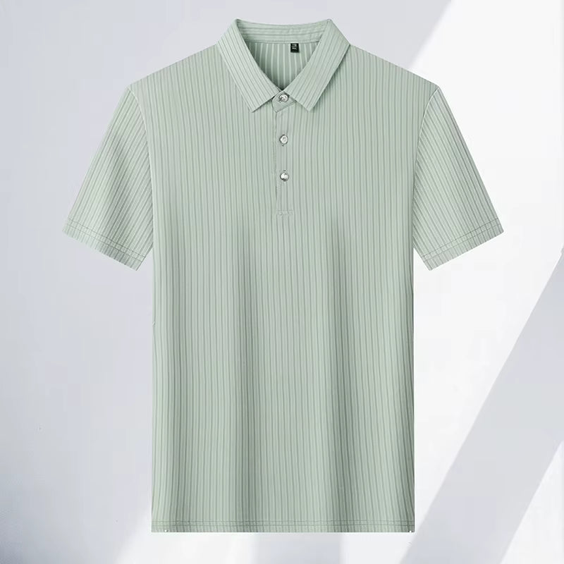 Velstrone – Modern Striped Polo Shirt Velstrone – Modern Striped Polo Shirt Blue Wolf Store 