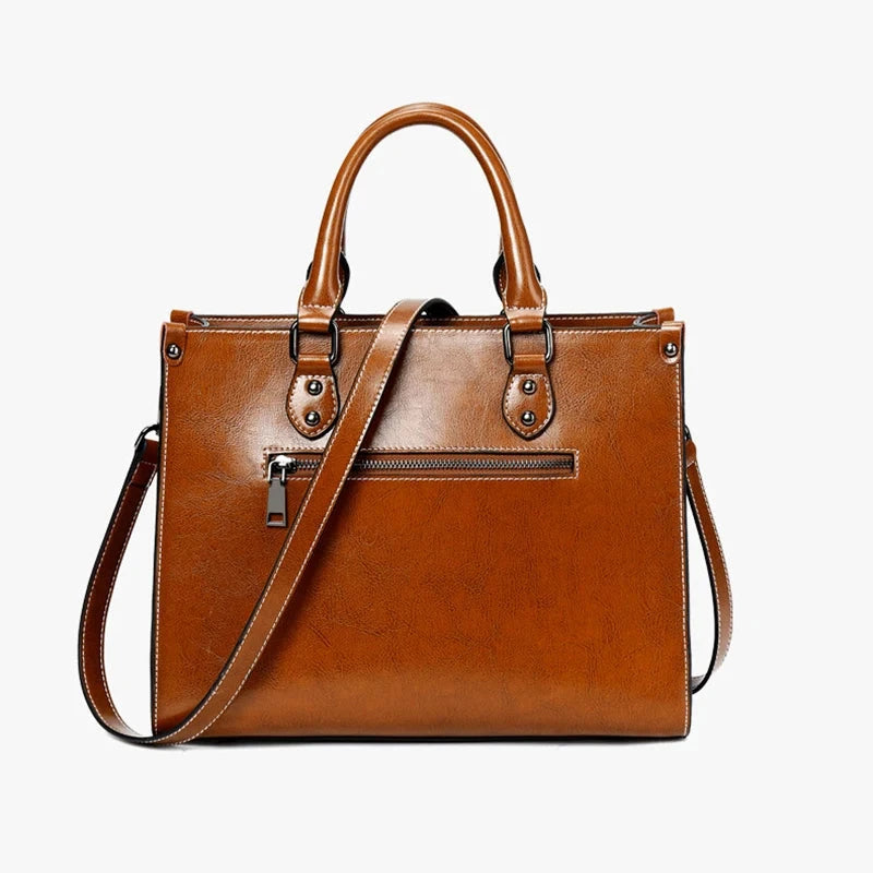 Women Handbag Cross body Shoulder Tote Bag Genuine Leather Shopping Fashion Office Female Real Cowhide Messenger Top Handle Bags Blue Wolf Store 