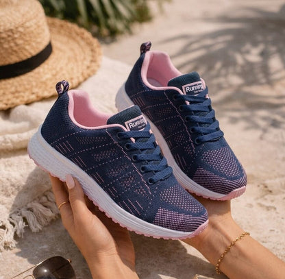 Women's Breathable Casual Fashion Sneakers Sellena Breathable Fashion Casual Women's Sneakers Blue Wolf Store 